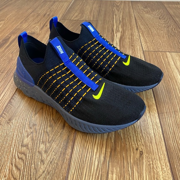 Nike React Phantom Run Flyknit 2 Shoes Sneakers Black Gray Men's 11 NEW - Picture 4 of 8